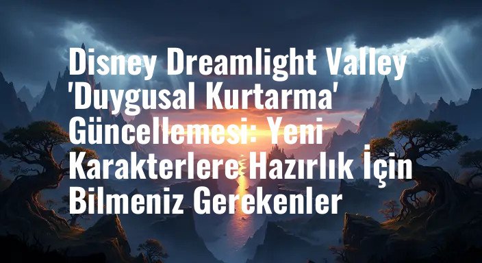 Disney Dreamlight Valley 'Duygusal Kurtarma' Güncellemesi: Yeni Karakterlere Hazırlık İçin Bilmeniz Gerekenler
