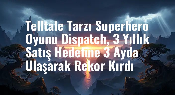 Telltale Tarzı Superhero Oyunu Dispatch, 3 Yıllık Satış Hedefine 3 Ayda Ulaşarak Rekor Kırdı