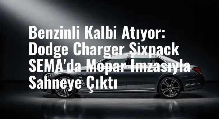 Benzinli Kalbi Atıyor: Dodge Charger Sixpack SEMA'da Mopar İmzasıyla Sahneye Çıktı