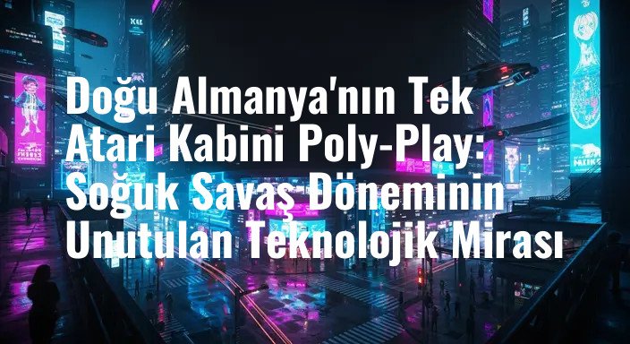 Doğu Almanya'nın Tek Atari Kabini Poly-Play: Soğuk Savaş Döneminin Unutulan Teknolojik Mirası