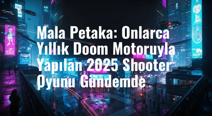 Mala Petaka: Onlarca Yıllık Doom Motoruyla Yapılan 2025 Shooter Oyunu Gündemde