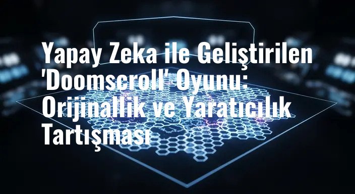 Yapay Zeka ile Geliştirilen 'Doomscroll' Oyunu: Orijinallik ve Yaratıcılık Tartışması