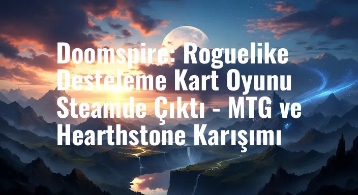 Doomspire: Roguelike Desteleme Kart Oyunu Steamde Çıktı - MTG ve Hearthstone Karışımı