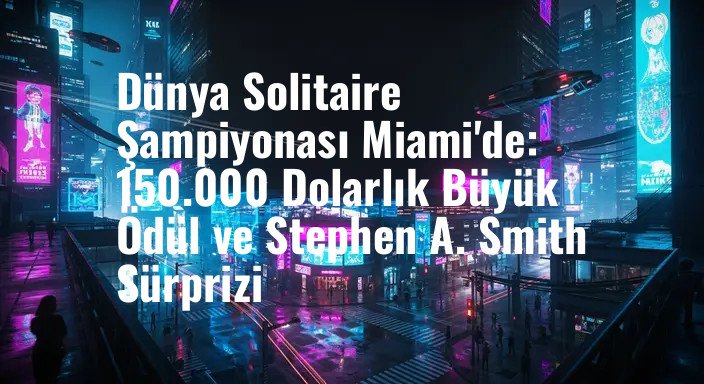 Dünya Solitaire Şampiyonası Miami'de: 150.000 Dolarlık Büyük Ödül ve Stephen A. Smith Sürprizi
