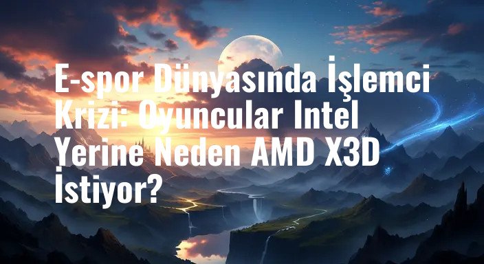 E-spor Dünyasında İşlemci Krizi: Oyuncular Intel Yerine Neden AMD X3D İstiyor?