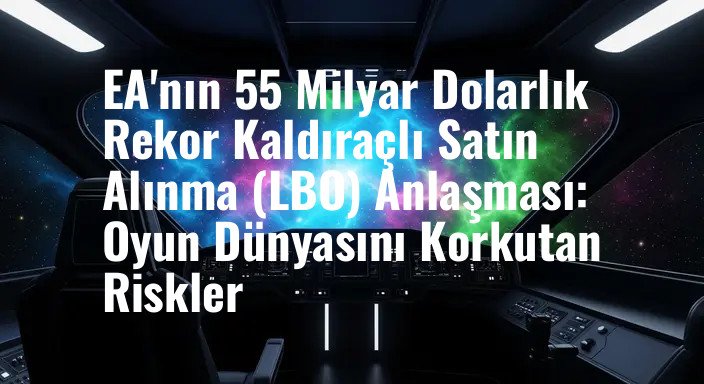 EA'nın 55 Milyar Dolarlık Rekor Kaldıraçlı Satın Alınma (LBO) Anlaşması: Oyun Dünyasını Korkutan Riskler