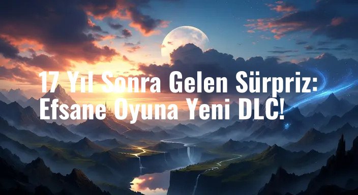 17 Yıl Sonra Gelen Sürpriz: Efsane Oyuna Yeni DLC!