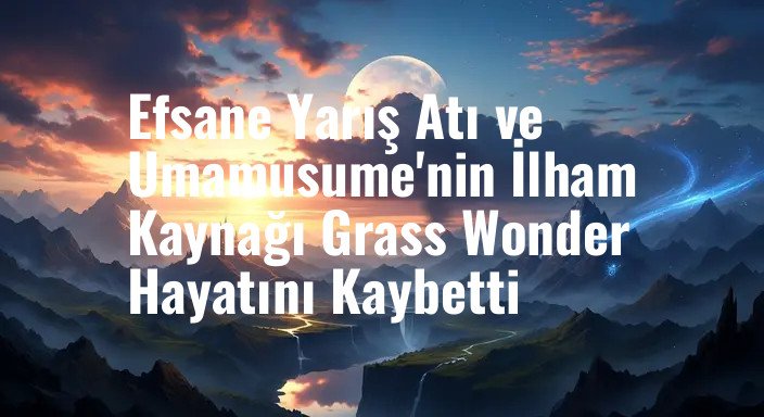 Efsane Yarış Atı ve Umamusume'nin İlham Kaynağı Grass Wonder Hayatını Kaybetti