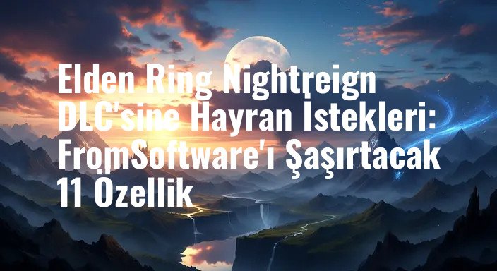Elden Ring Nightreign DLC'sine Hayran İstekleri: FromSoftware'ı Şaşırtacak 11 Özellik