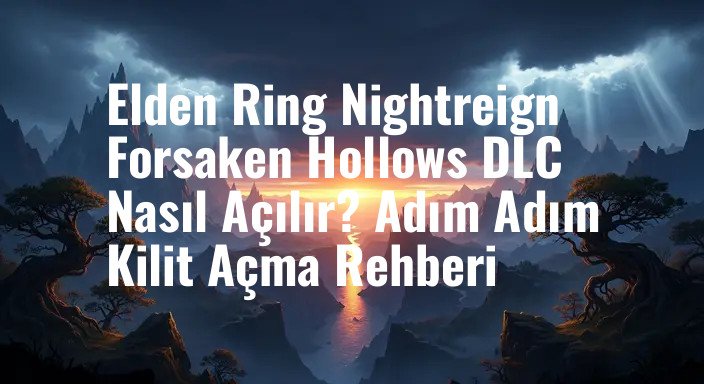 Elden Ring Nightreign Forsaken Hollows DLC Nasıl Açılır? Adım Adım Kilit Açma Rehberi