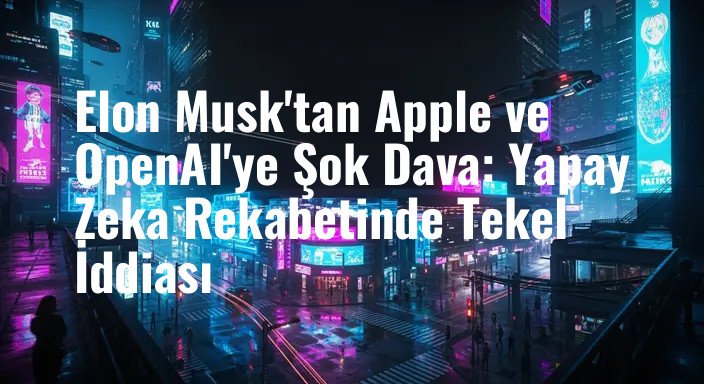 Elon Musk'tan Apple ve OpenAI'ye Şok Dava: Yapay Zeka Rekabetinde Tekel İddiası