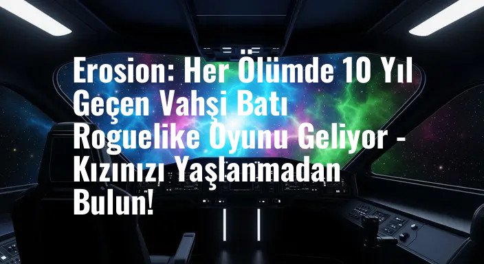 Erosion: Her Ölümde 10 Yıl Geçen Vahşi Batı Roguelike Oyunu Geliyor - Kızınızı Yaşlanmadan Bulun!