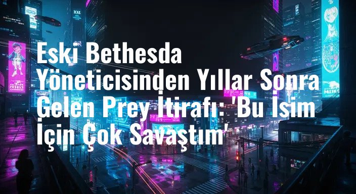Eski Bethesda Yöneticisinden Yıllar Sonra Gelen Prey İtirafı: 'Bu İsim İçin Çok Savaştım'