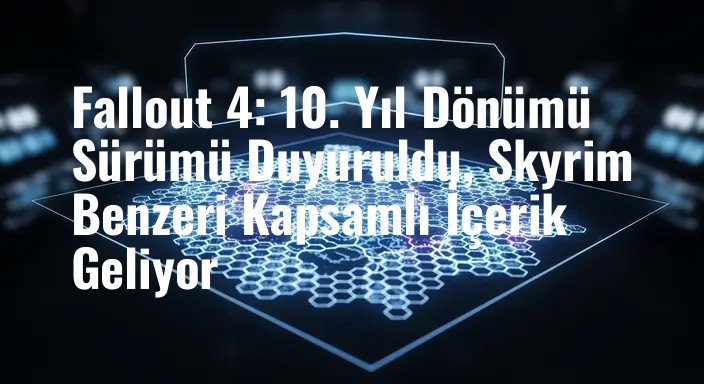 Fallout 4: 10. Yıl Dönümü Sürümü Duyuruldu, Skyrim Benzeri Kapsamlı İçerik Geliyor