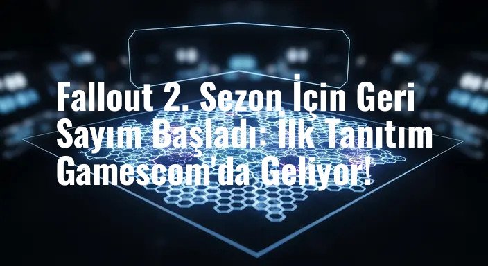 Fallout 2. Sezon İçin Geri Sayım Başladı: İlk Tanıtım Gamescom'da Geliyor!