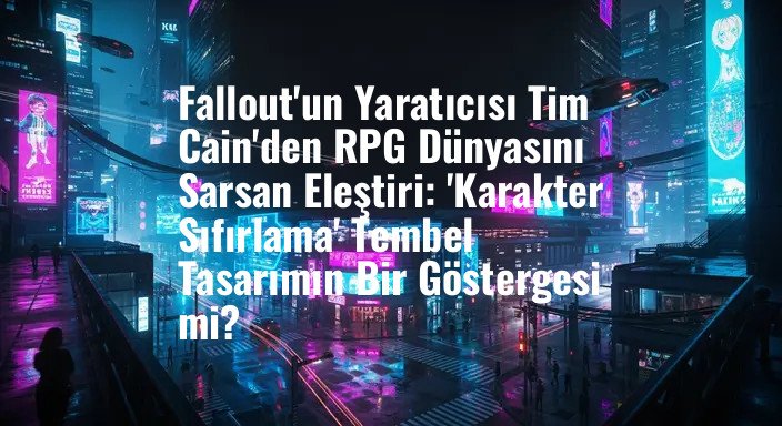 Fallout'un Yaratıcısı Tim Cain'den RPG Dünyasını Sarsan Eleştiri: 'Karakter Sıfırlama' Tembel Tasarımın Bir Göstergesi mi?