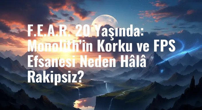 F.E.A.R. 20 Yaşında: Monolith'in Korku ve FPS Efsanesi Neden Hâlâ Rakipsiz?