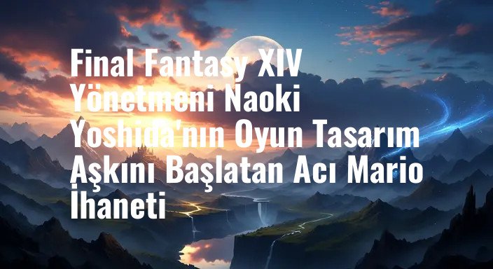 Final Fantasy XIV Yönetmeni Naoki Yoshida'nın Oyun Tasarım Aşkını Başlatan Acı Mario İhaneti