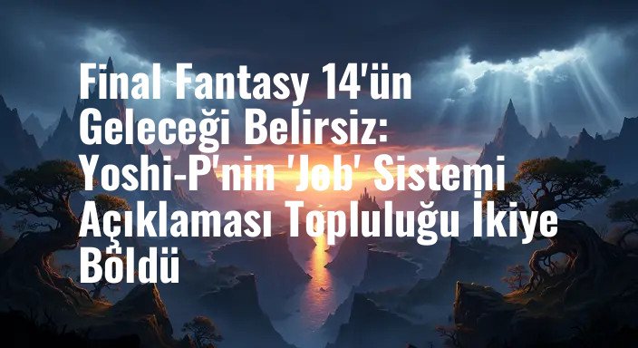 Final Fantasy 14'ün Geleceği Belirsiz: Yoshi-P'nin 'Job' Sistemi Açıklaması Topluluğu İkiye Böldü