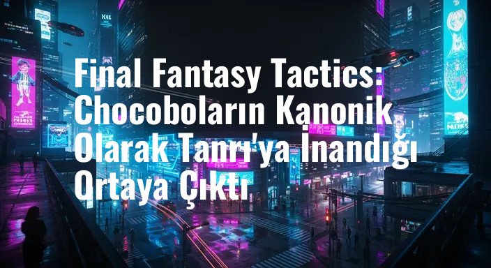 Final Fantasy Tactics: Chocoboların Kanonik Olarak Tanrı'ya İnandığı Ortaya Çıktı