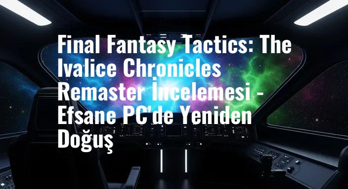 Final Fantasy Tactics: The Ivalice Chronicles Remaster İncelemesi - Efsane PC'de Yeniden Doğuş