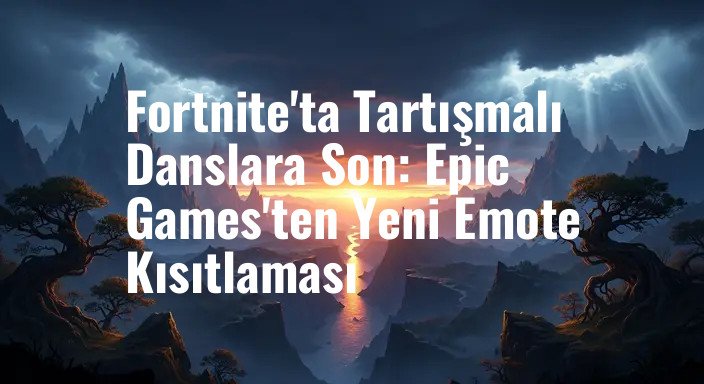 Fortnite'ta Tartışmalı Danslara Son: Epic Games'ten Yeni Emote Kısıtlaması