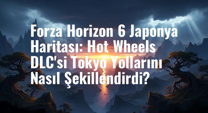 Forza Horizon 6 Japonya Haritası: Hot Wheels DLC'si Tokyo Yollarını Nasıl Şekillendirdi?