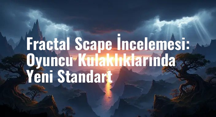 Fractal Scape İncelemesi: Oyuncu Kulaklıklarında Yeni Standart