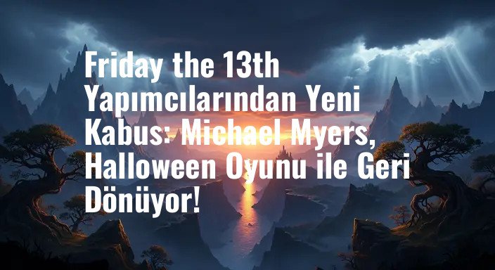 Friday the 13th Yapımcılarından Yeni Kabus: Michael Myers, Halloween Oyunu ile Geri Dönüyor!