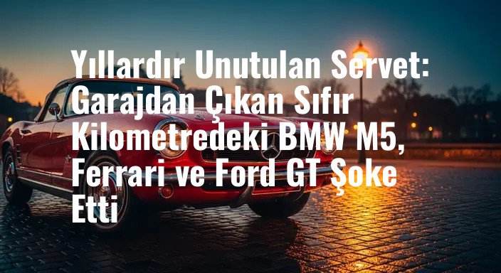 Yıllardır Unutulan Servet: Garajdan Çıkan Sıfır Kilometredeki BMW M5, Ferrari ve Ford GT Şoke Etti