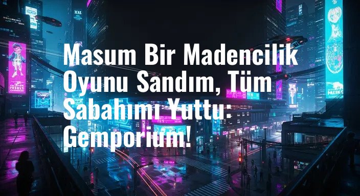 Masum Bir Madencilik Oyunu Sandım, Tüm Sabahımı Yuttu: Gemporium!