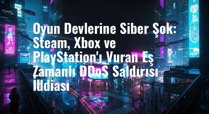 Oyun Devlerine Siber Şok: Steam, Xbox ve PlayStation'ı Vuran Eş Zamanlı DDoS Saldırısı İddiası