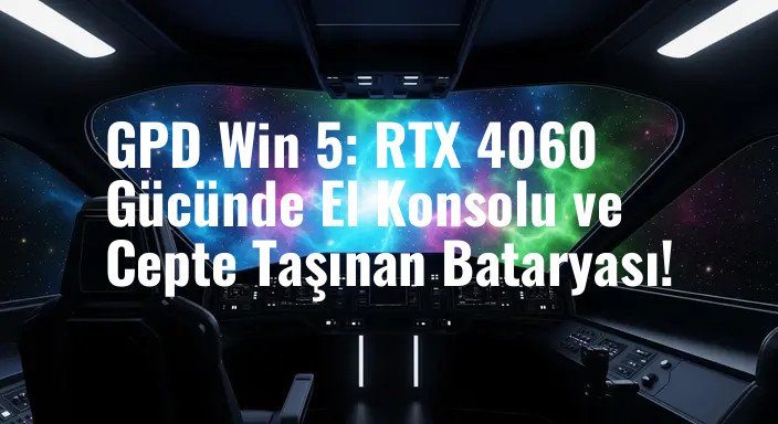 GPD Win 5: RTX 4060 Gücünde El Konsolu ve Cepte Taşınan Bataryası!
