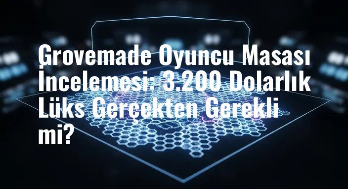 Grovemade Oyuncu Masası İncelemesi: 3.200 Dolarlık Lüks Gerçekten Gerekli mi?