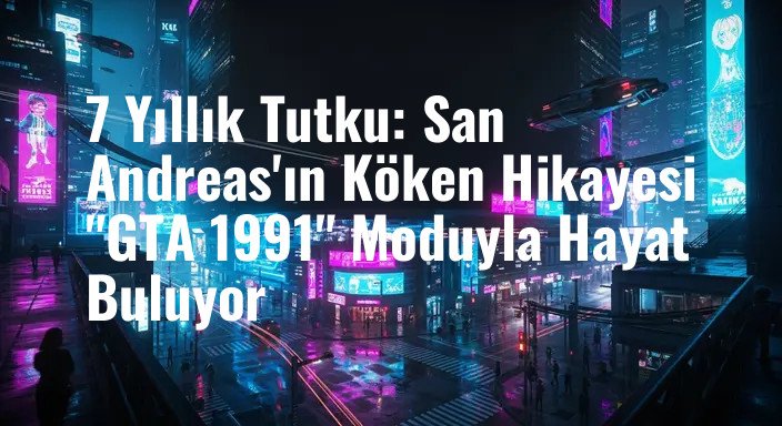 7 Yıllık Tutku: San Andreas'ın Köken Hikayesi "GTA 1991" Moduyla Hayat Buluyor