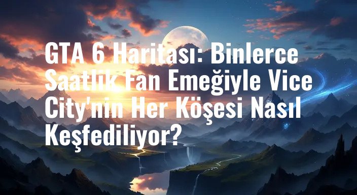 GTA 6 Haritası: Binlerce Saatlik Fan Emeğiyle Vice City'nin Her Köşesi Nasıl Keşfediliyor?