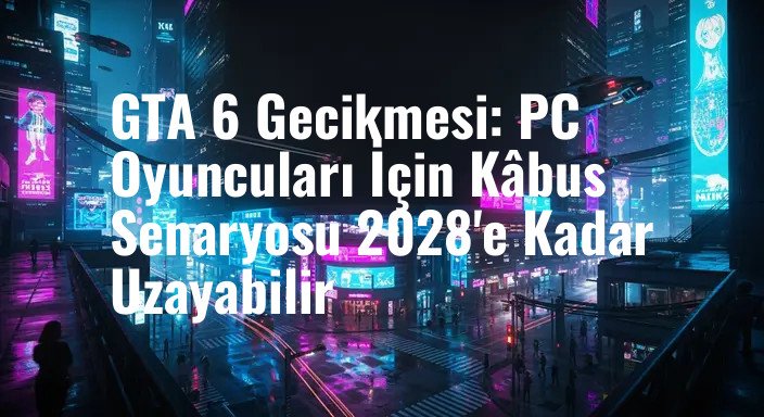 GTA 6 Gecikmesi: PC Oyuncuları İçin Kâbus Senaryosu 2028'e Kadar Uzayabilir