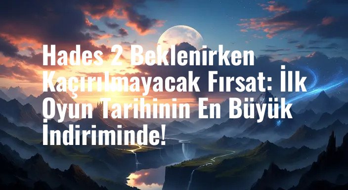 Hades 2 Beklenirken Kaçırılmayacak Fırsat: İlk Oyun Tarihinin En Büyük İndiriminde!