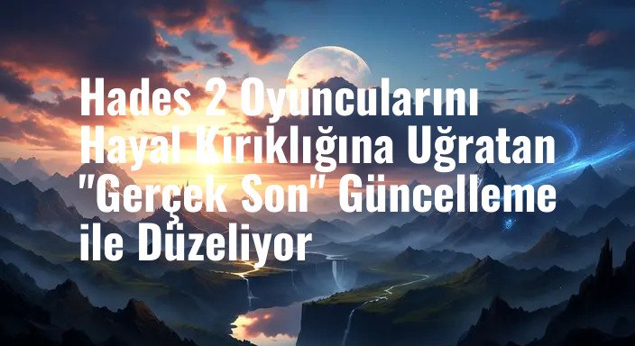 Hades 2 Oyuncularını Hayal Kırıklığına Uğratan "Gerçek Son" Güncelleme ile Düzeliyor