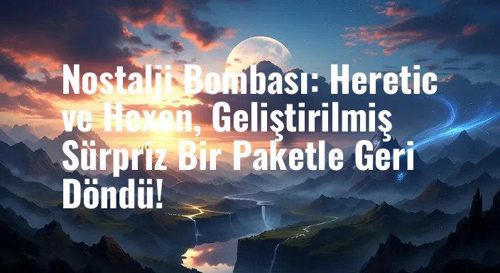 Nostalji Bombası: Heretic ve Hexen, Geliştirilmiş Sürpriz Bir Paketle Geri Döndü!