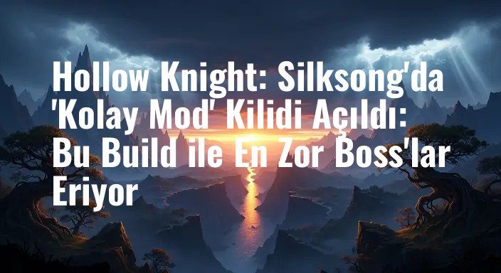 Hollow Knight: Silksong'da 'Kolay Mod' Kilidi Açıldı: Bu Build ile En Zor Boss'lar Eriyor