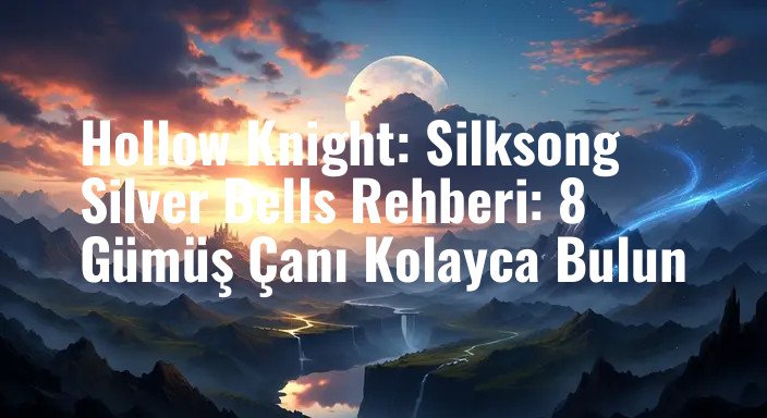 Hollow Knight: Silksong Silver Bells Rehberi: 8 Gümüş Çanı Kolayca Bulun
