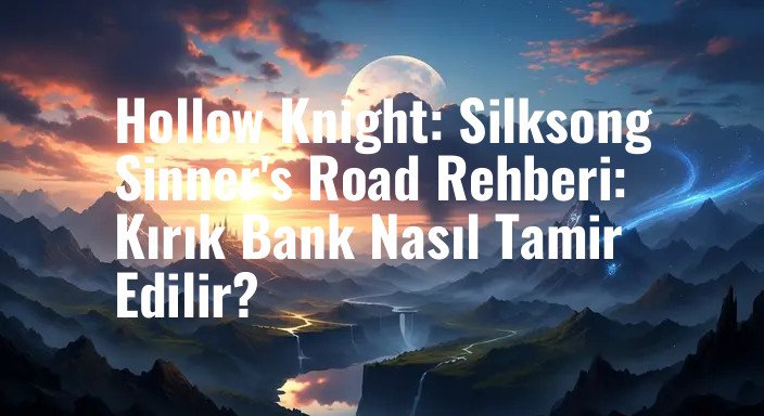 Hollow Knight: Silksong Sinner's Road Rehberi: Kırık Bank Nasıl Tamir Edilir?