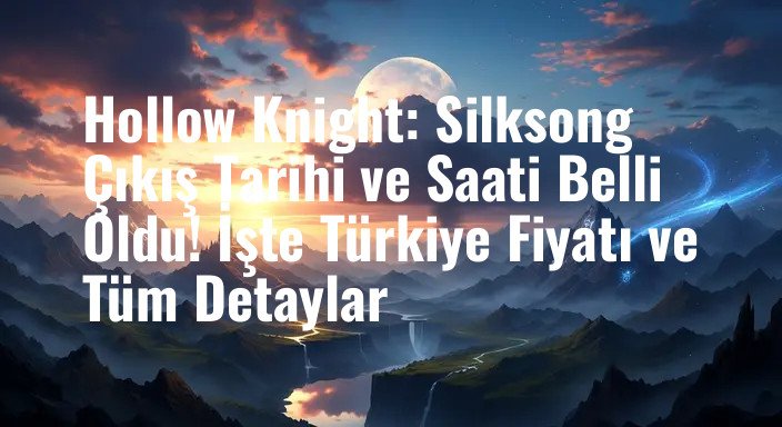 Hollow Knight: Silksong Çıkış Tarihi ve Saati Belli Oldu! İşte Türkiye Fiyatı ve Tüm Detaylar