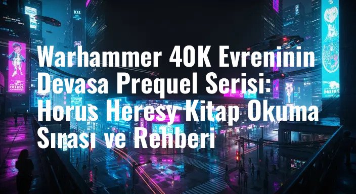 Warhammer 40K Evreninin Devasa Prequel Serisi: Horus Heresy Kitap Okuma Sırası ve Rehberi
