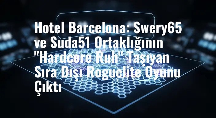 Hotel Barcelona: Swery65 ve Suda51 Ortaklığının "Hardcore Ruh" Taşıyan Sıra Dışı Roguelite Oyunu Çıktı