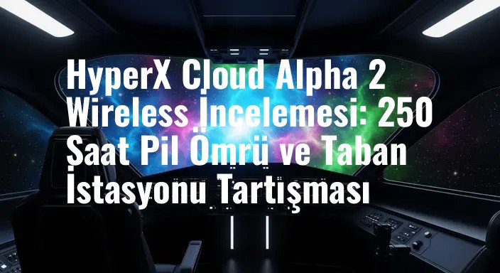 HyperX Cloud Alpha 2 Wireless İncelemesi: 250 Saat Pil Ömrü ve Taban İstasyonu Tartışması