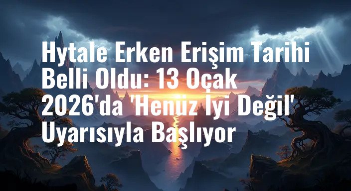 Hytale Erken Erişim Tarihi Belli Oldu: 13 Ocak 2026'da 'Henüz İyi Değil' Uyarısıyla Başlıyor