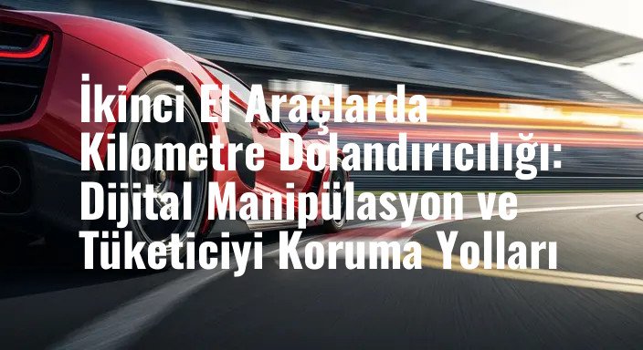 İkinci El Araçlarda Kilometre Dolandırıcılığı: Dijital Manipülasyon ve Tüketiciyi Koruma Yolları
