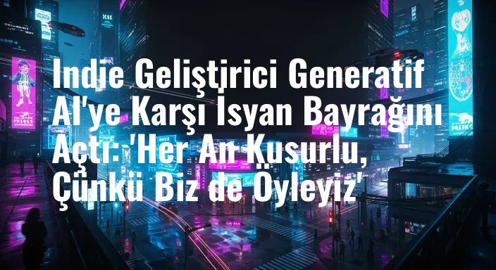 Indie Geliştirici Generatif AI'ye Karşı İsyan Bayrağını Açtı: 'Her An Kusurlu, Çünkü Biz de Öyleyiz'